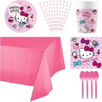 Kit per festa Hello Kitty - 8 persone