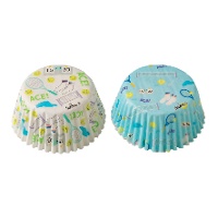 Pirottini per cupcake a tema tennis - Decora - 36 pezzi