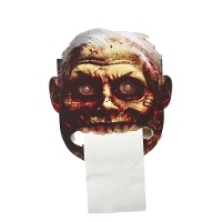 Custodia per carta igienica viso zombie