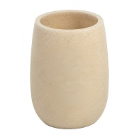 Portaspazzolini effetto marmo in beige