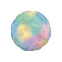 Palloncino iridescente rotondo di 45 cm - Anagram - 1 unità