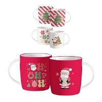 Tazza di 350 ml con Babbo Natale Hohoho - 1 unità