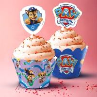 Pirottini per cupcake di Patrulla canina con toppers
