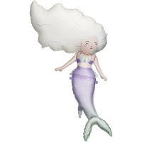 Palloncino da sirena marina di 72 x 52 cm