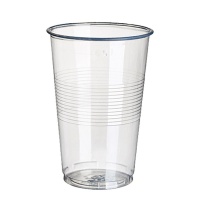 Bicchieri di plastica trasparente da 350 ml - 50 pz.