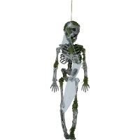 Ciondolo scheletro con muschio di 40 cm