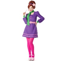 Costume lilla anni '70 per donna