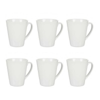 Tazza da colazione in porcellana da 380 ml - 6 unità