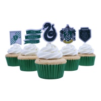 Placchette per cupcake Serpeverde - 15 pz.