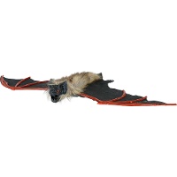 Ciondolo pipistrello nero di 38 cm