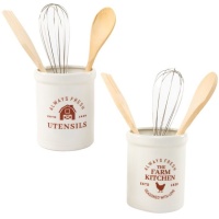 Lattina per utensili da cucina Farm House da 12,5 cm