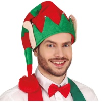 Cappello da elfo con orecchie e campanelli