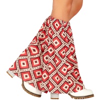 Copribotte stile hippie anni '70 con rombi
