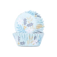 Capsule per cupcake natalizie con interno in alluminio - PME - 30 pz.