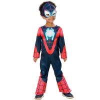 Costume da Spidy e la sua super-squadra di Miles Moreles per bambini