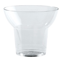 Bicchieri in plastica trasparente 7 x 5,9 cm a forma di calice - Dekora - 100 pezzi