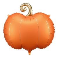 Palloncino a zucca arancione di 62 x 59 cm
