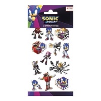 Tatuaggi temporanei Sonic assortiti - 12 pezzi.