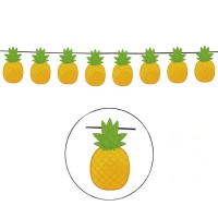 Festone ananas tropicale da 3,00 m