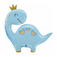 Palloncino dinosauro blu di 1,12 m