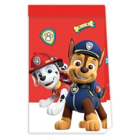Sacchetti di carta rossi Paw Patrol - 4 unità