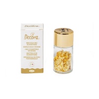 Oro commestibile in briciole 23 carati da 0,125 g - Decora