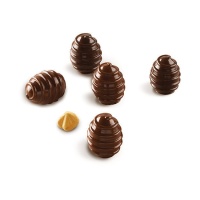 Stampo in silicone 3D ovetti di cioccolato Choco Spiral 17,5x 21 x 21 x 3 cm - Silikomart