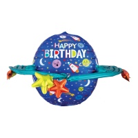 Palloncino Happy Birthday Galaxy 73 x 50 cm - Anagram