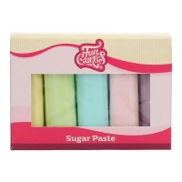 Set di 5 colori pastello 500 gr - FunCakes