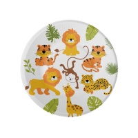 Piatti Happy Jungles 18 cm - 8 unità