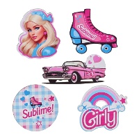 Confetti di Barbie girly - 10 unità