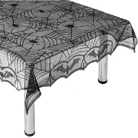 Tovaglia con ragnatele e pipistrelli di 1,60 x 1,20 m