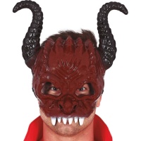 Maschera semicoprente di diavolo