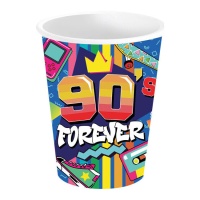 Bicchieri 90's forever 240 ml - 6 pz.