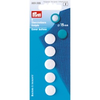 Bottoni di plastica bianchi reversibili da 1,5 cm - Prym - 5 pz.