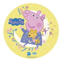 Cialda commestibile Peppa Pig 15,5 cm