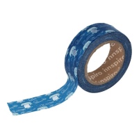 Washi tape per barche blu - 10 m
