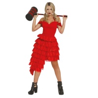 Costume rosso Harley da donna