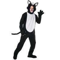 Costume da gatto con guanti per uomo