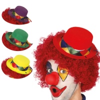 Mini cappello da clown in colori assortiti