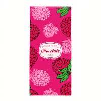 Scatola per tavoletta di cioccolato al lampone 16 x 7,5 x 2,5 cm - 5 unità