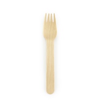 Forchette di legno 15,5 cm - 100 unità