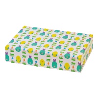 Scatola 23,5 x 16 x 5 cm con pulcini divertenti