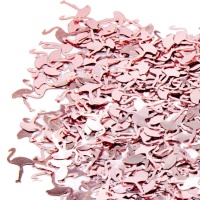 20 g di coriandoli rosa fenicottero metallizzati