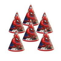 Cappellini fantastico Spiderman - 6 unità