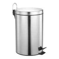 Cestino per bagno in acciaio inox da 12 L