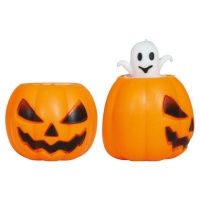 Zucca di gomma con fantasma - 1 unità