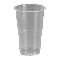 Bicchieri in plastica trasparente da 600 ml - 25 pezzi