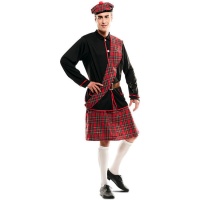 Costume da uomo a fascia scozzese