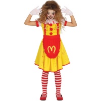 Costume da clown Mckiller per ragazze